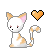 white_cat_heart